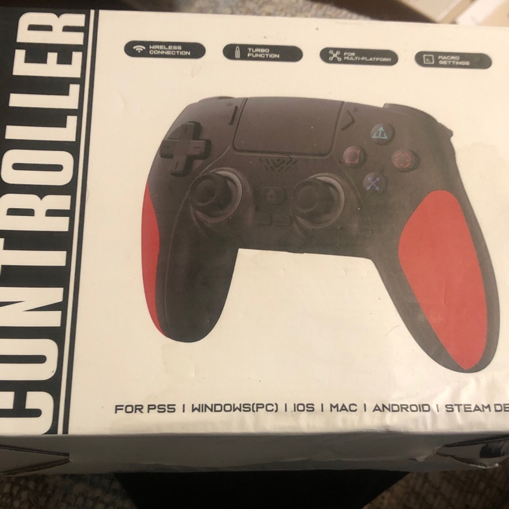 Wireless Purple Gaming Controller for PS5 & PC